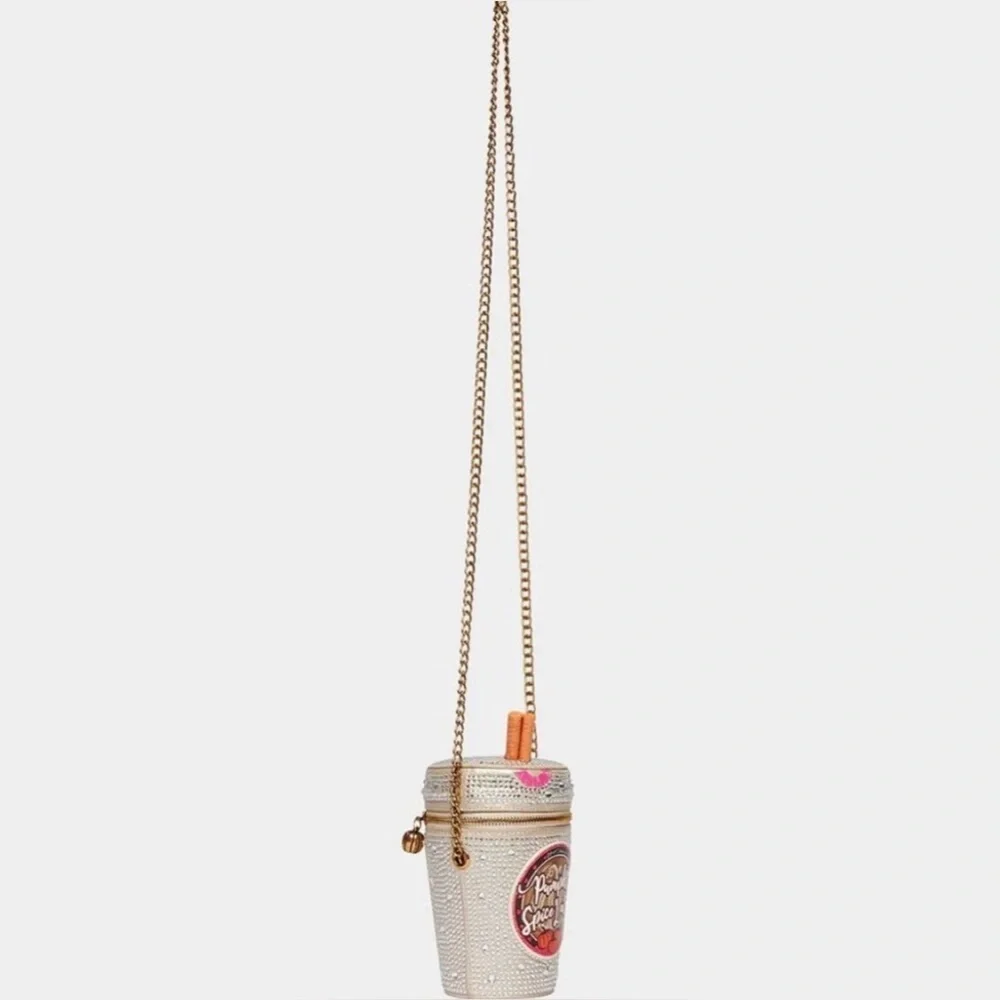 NWT Betsey Johnson Kitsch Spice Spice Baby Crystal Sm Crossbody Limited Edition